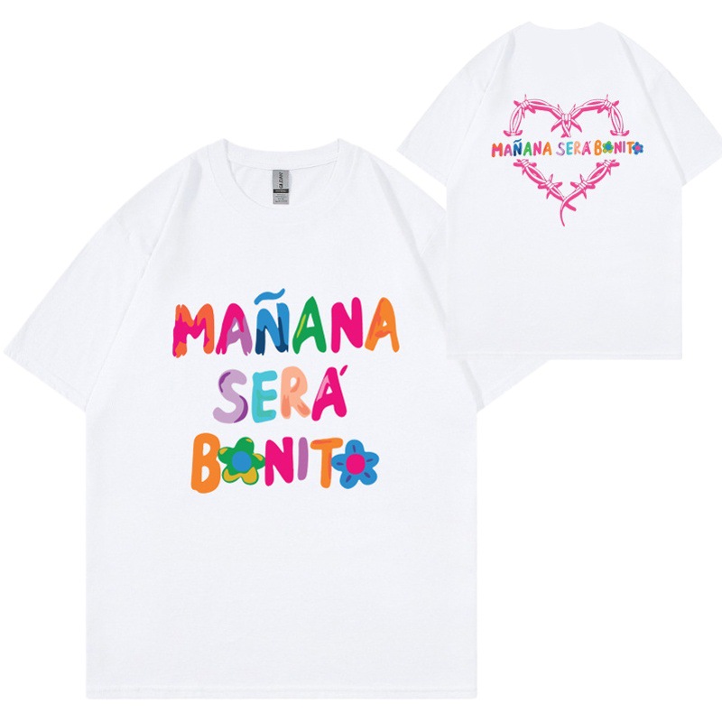 2023 New Amazon cross-border European and American fashion Karol G letter round neck versatile youth short sleeve t-shirt
