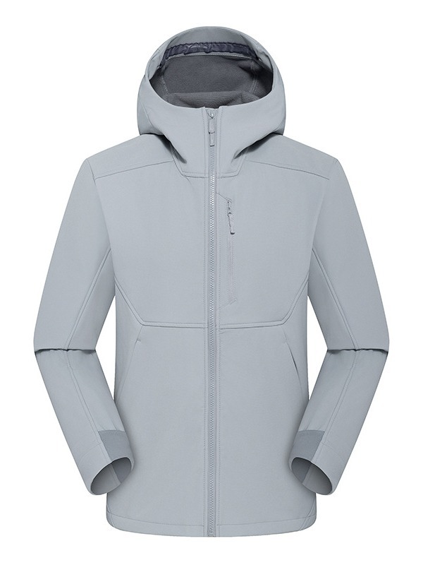 Bird Home Same Style New Style Soft Shell Rusk Clothes for Men and Women Autumn and Winter Windproof Waterproof Fleece Single Coat Mountain Climbing Soft Shell Clothes