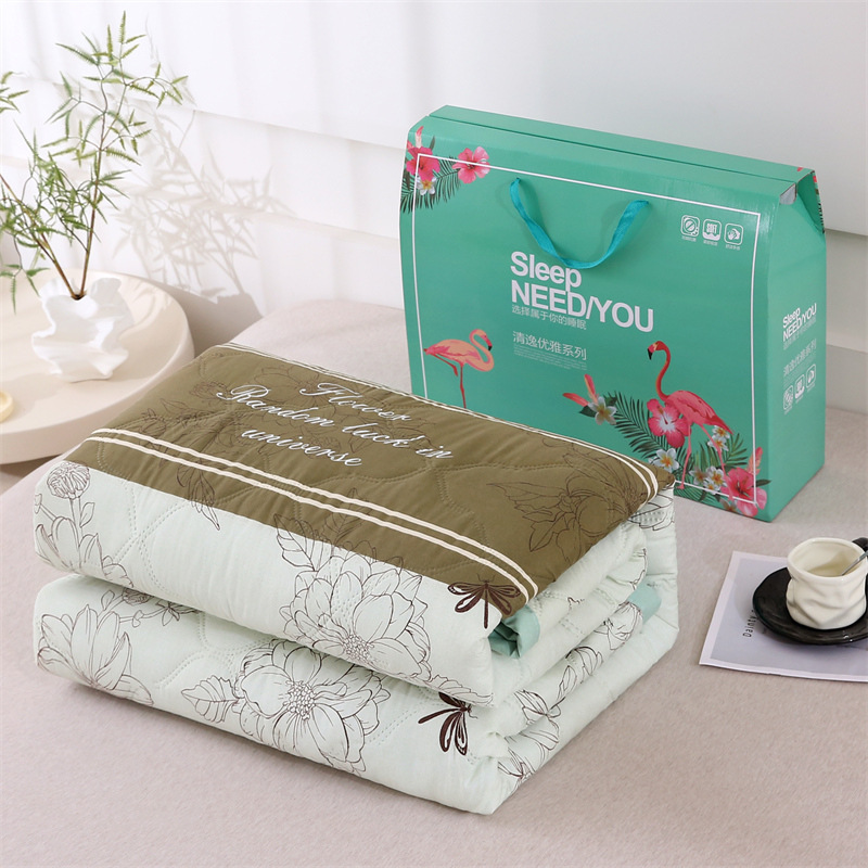 New air conditioning quilt washed cotton summer cool quilt company will sell shop celebration gift summer quilt thin quilt core factory wholesale