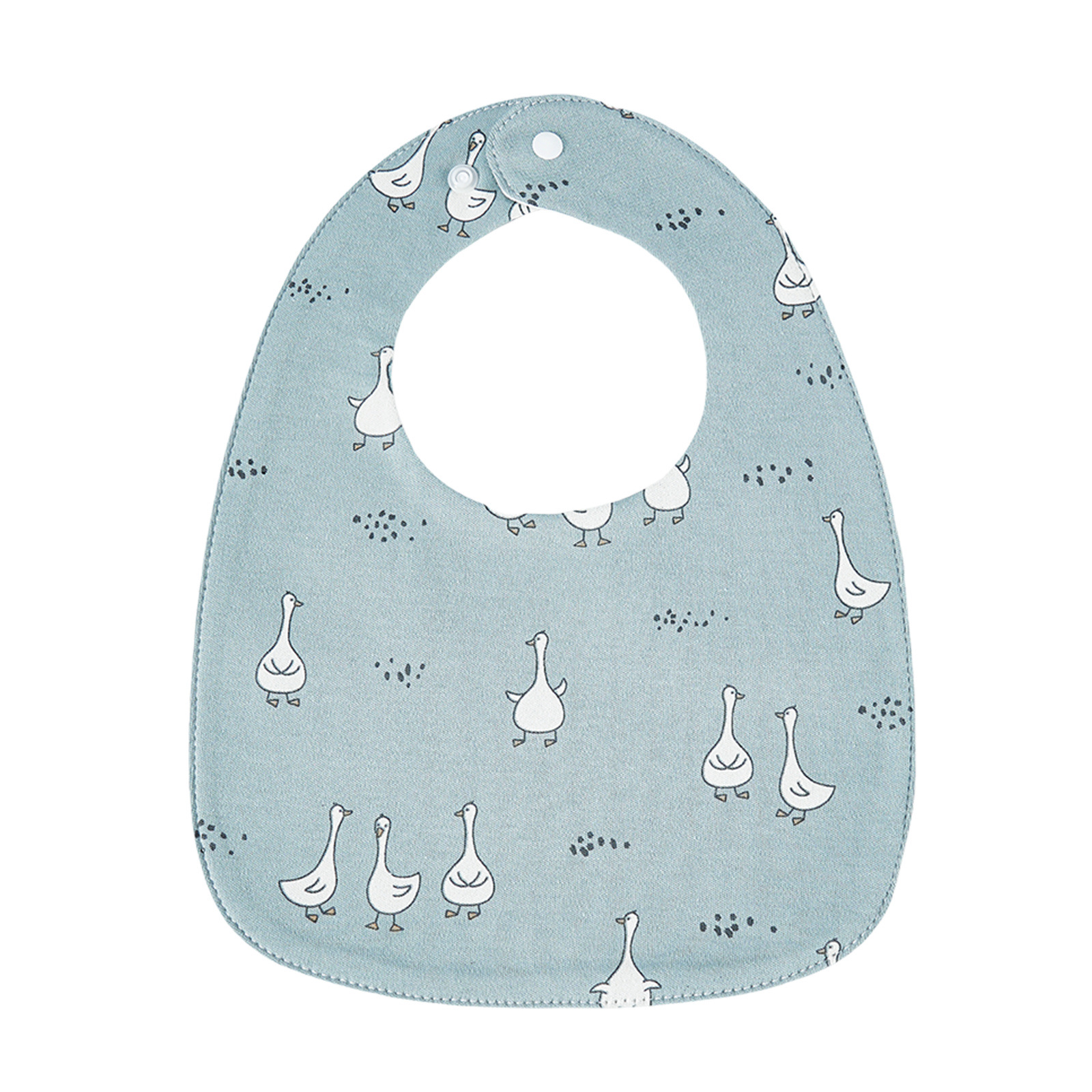Picture of Yinmei baby waterproof bib U-shaped bib children's eating bib baby pure cotton waterproof spitting milk bib