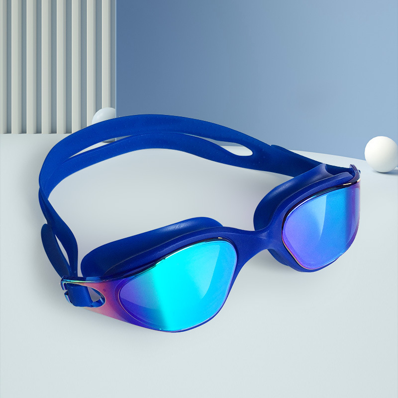 Picture of Cross-border hot new HD waterproof anti-fog adult swimming goggles flat swimming goggles in stock swimming goggles wholesale