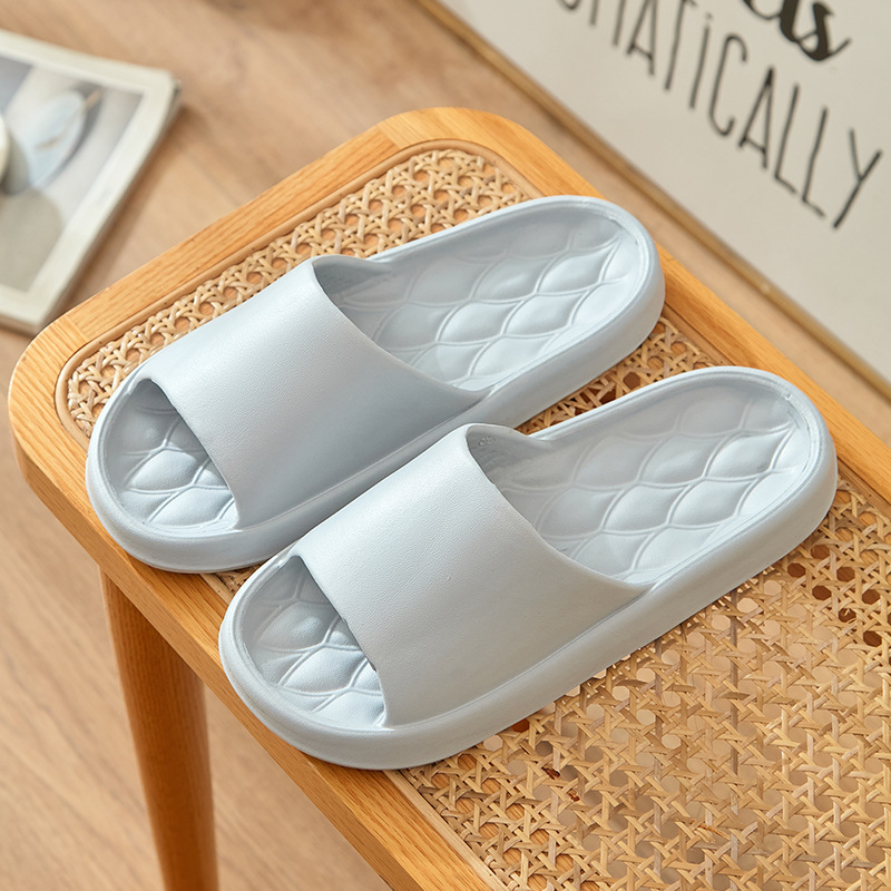 Picture of Slip-on slippers men's summer home bathroom bath non-slip couple home slippers
