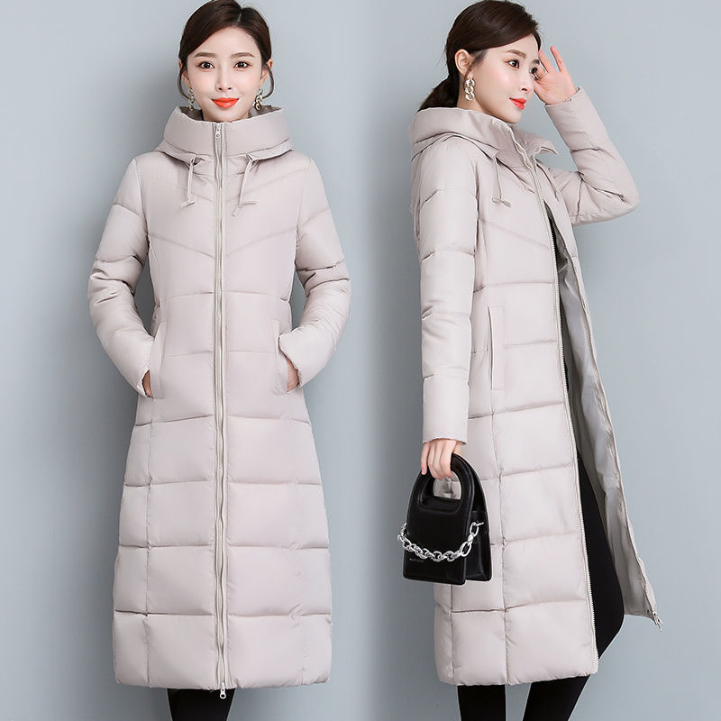 Picture of Cross-Border 2025 New Off-Season down Cotton Coat, Slim Fit, Thickened, Knee-Length Long Women's Cotton Coat, Winter Cotton Jacket