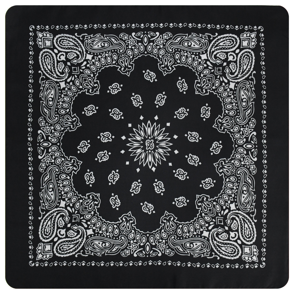 Picture of American West Coast Magic Hip Hop Riding Turban Hip Hip Hip Hop bandana Double Cashew Double Worm Square Scarf Wholesale