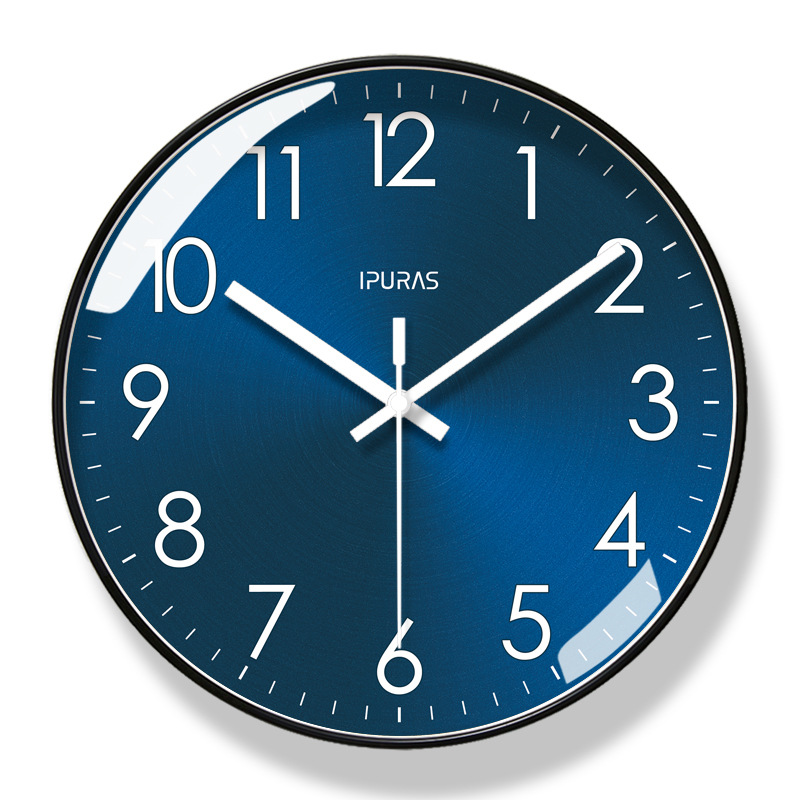 Picture of Ipla 6828 Wall Clock Living Room Clock Simple Nordic Fashion Home Clock Wall Watch Silent Seconds Sweeping Quartz Clock
