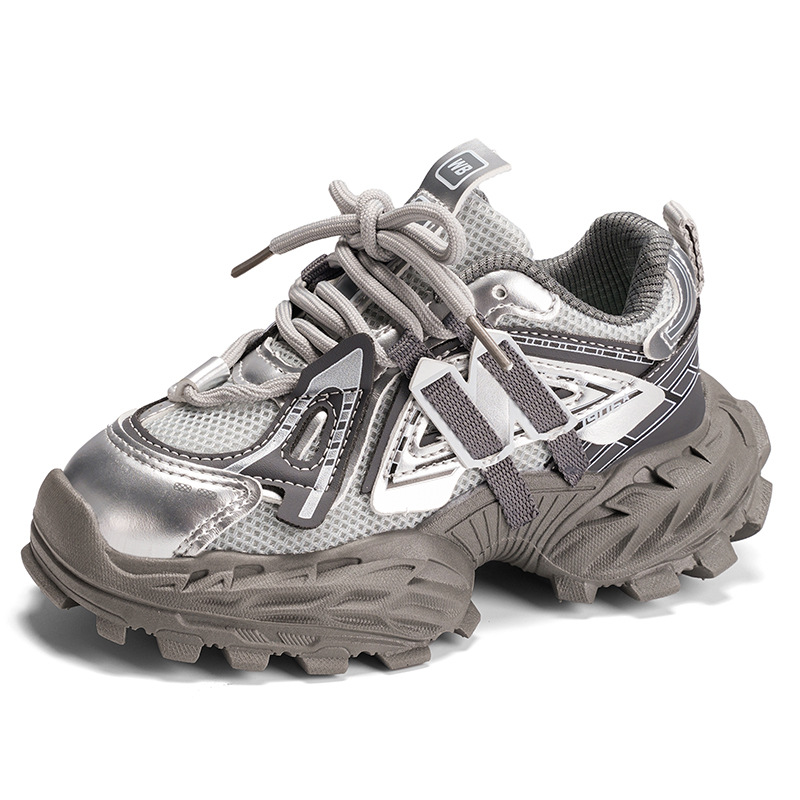 Picture of Fall 2025 New Kids Daddy Shoes Jogging Shoes Lightweight Mesh Breathable Versatile Sneakers for Men and Women