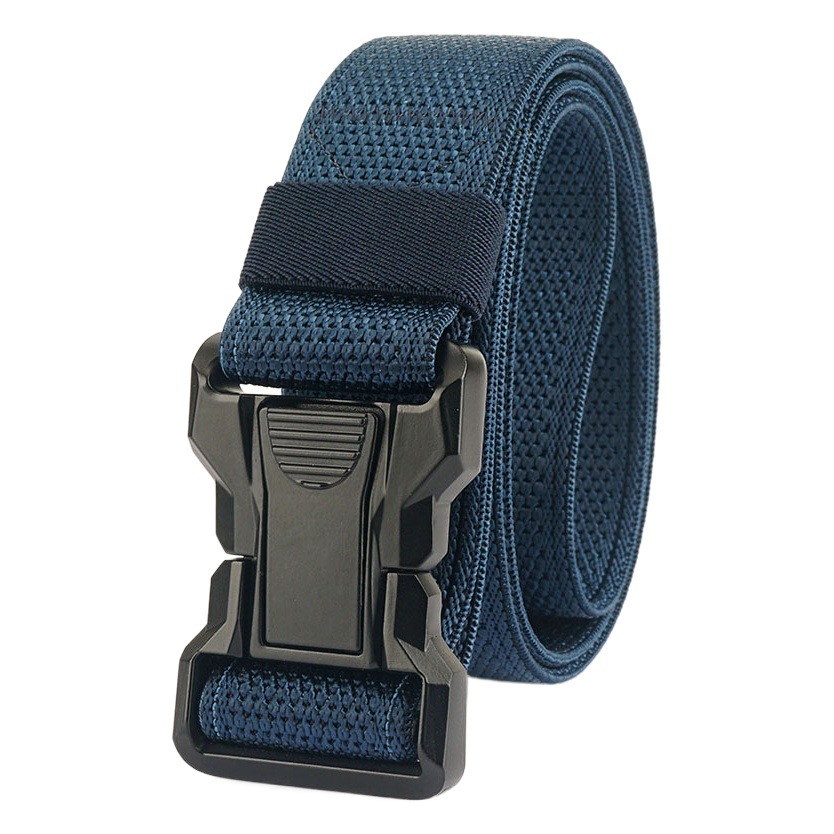 New quick buckle tactical belt military fans outdoor training nylon elastic elastic woven overalls belt all-match