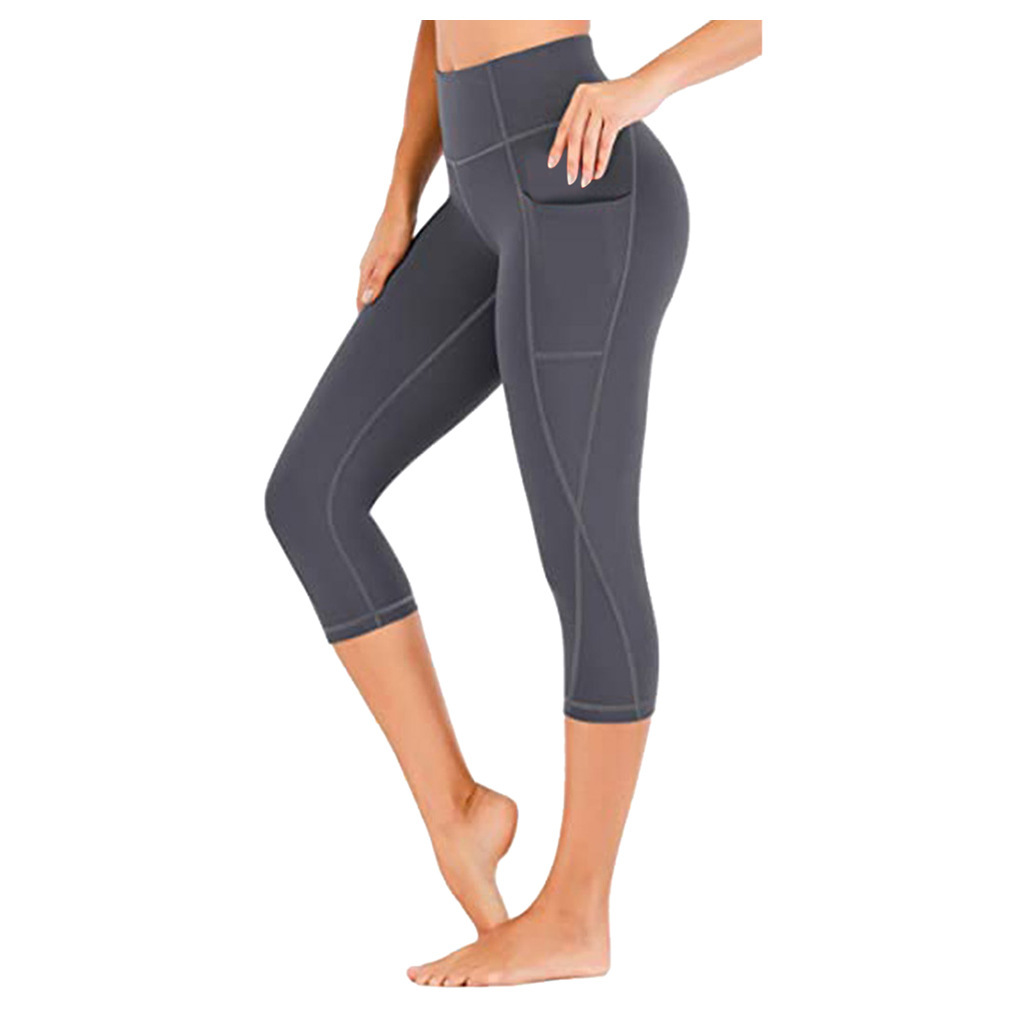 Picture of Cross-Border New Three-Quarter Pants, Multi-Color Sexy Yoga Wear Leggings, Fitness Pants, Slim Fit, Hip-Lifting, High-Waisted, Cross-Border Hot Sale