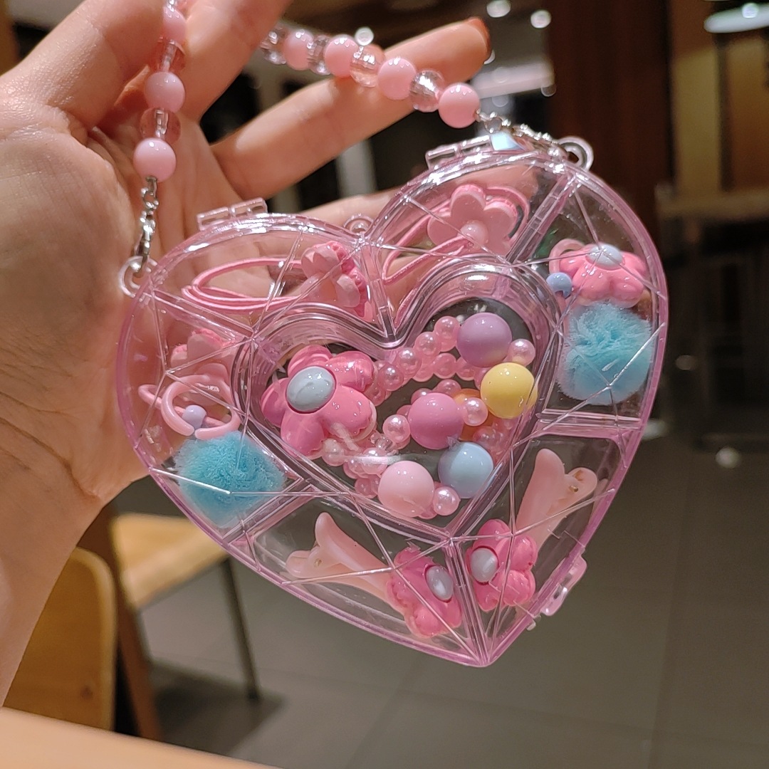 Picture of Children's jewelry baby cartoon cute fruit pendant bracelet suit birthday gift box in stock wholesale