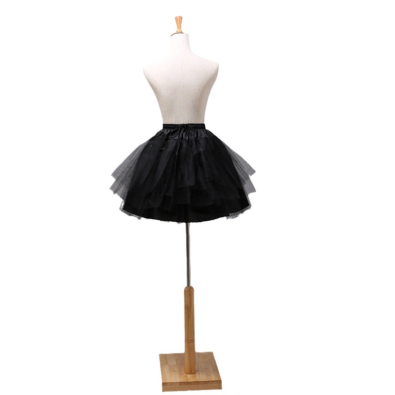 Picture of Bridal skirt lolita skirt boneless hard Net violence gauze wedding dress tutu skirt lining adult lolita skirt
