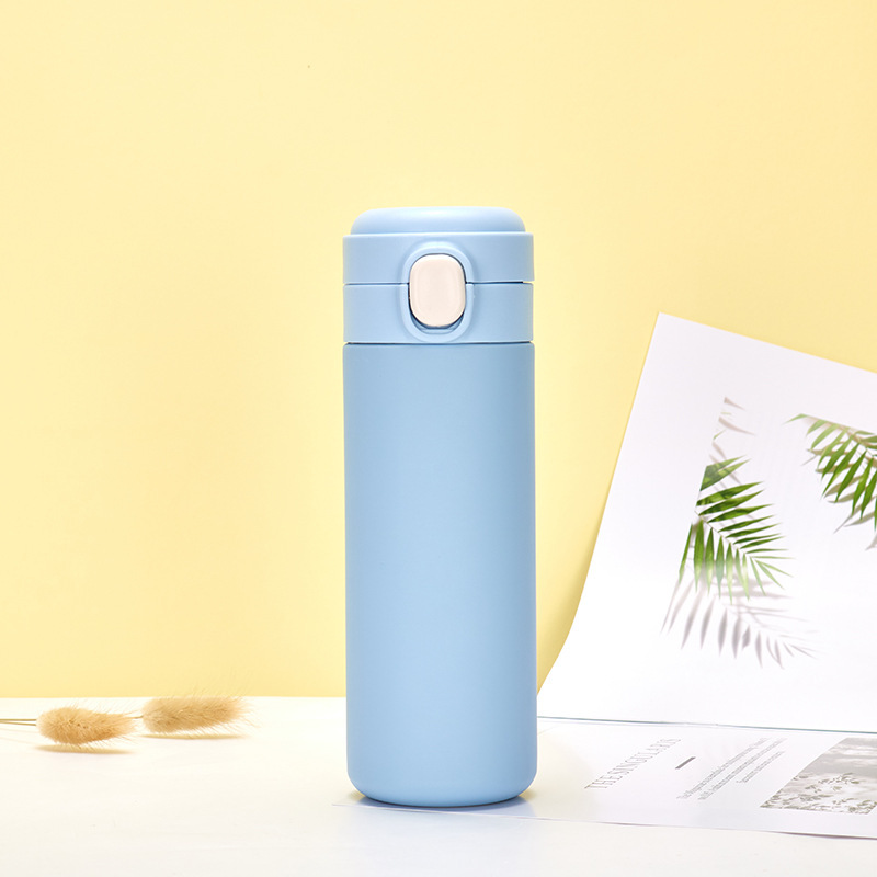 Picture of New 304 stainless steel simple bounce cover pea Cup student fresh mini portable thermos cup wholesale