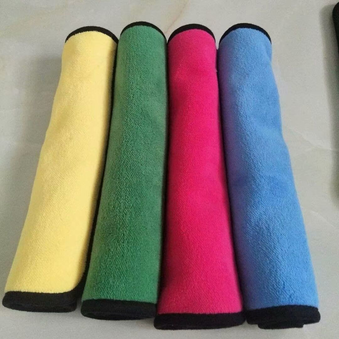 Picture of Car Cleaning Towel, High-Density Coral Fleece, Thickened Double-Sided Microfiber Square Towel for Car Cleaning
