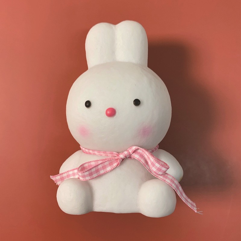 Picture of Cute led night light unplugged bedroom girl heart creative cartoon rabbit ornaments bedroom bedside lamp night market