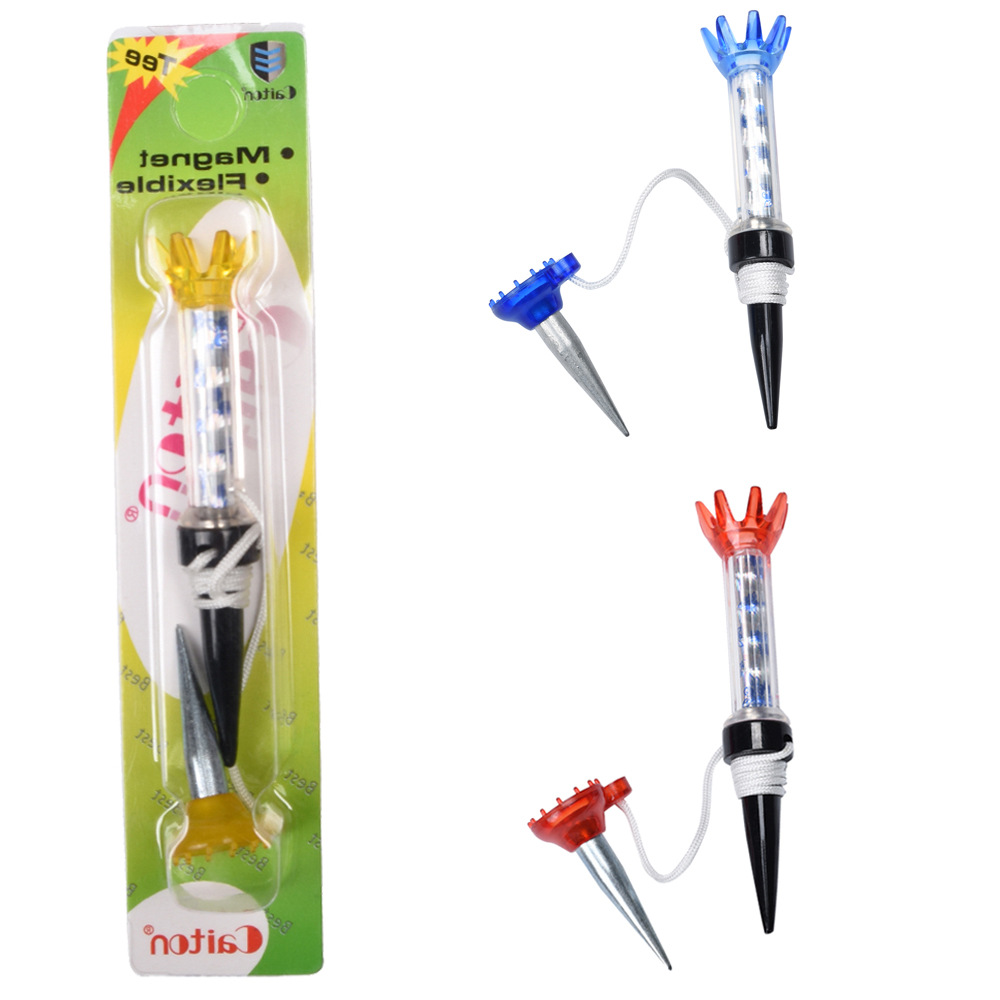 Golf child and mother magnetic ball tee golf ball nail limit ladder magnetic golf seat
