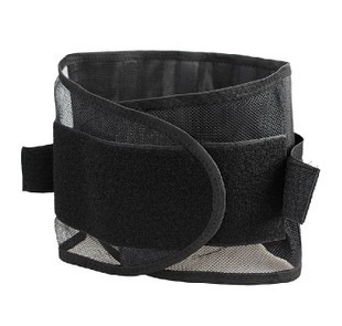 Picture of Manufacturers long-term supply of black breathable mesh belt steel plate waist breathable steel plate waist circumference