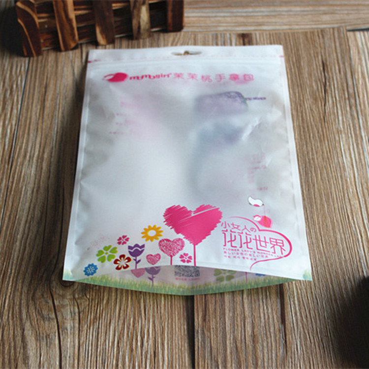Manufacturers undertake washing towel cleaning utensils clothing translucent frosted composite built-in bone-sticking plastic bag