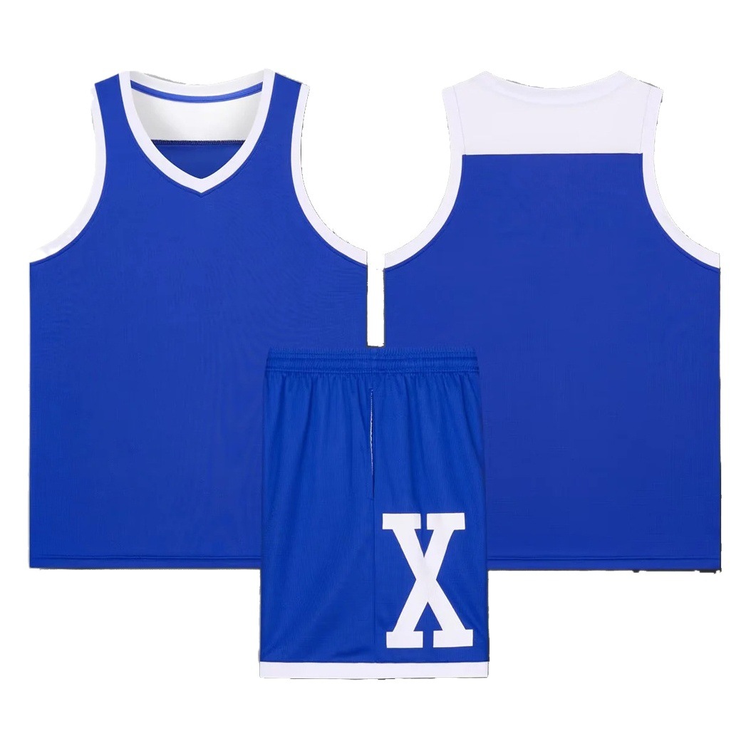 Basketball Suit Men's Printing Quick-drying Vest Sports Printing Training Team Clothing American College Student Jersey Spring and Summer