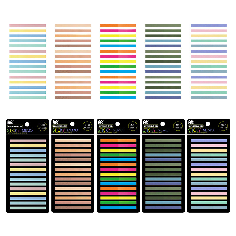 New Color Party Extra Fine Index bopp Transparent Post-it Notes Wholesale Sticky ins Style Marker