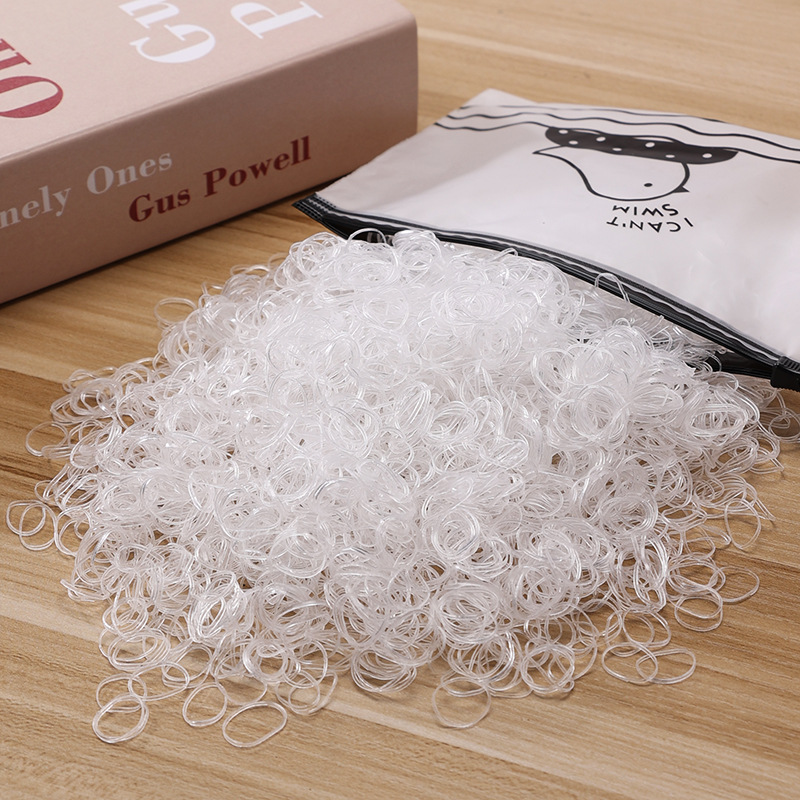 Picture of Children's Hair Rope Disposable Rubber Band Girls' Baby Strongly Pull Constantly Boxed Small Hair Rings Do Not Hit Hair Rope