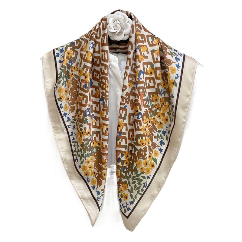 New small square scarf scarf women's line printing decoration with suit shirt professional scarf scarf wholesale manufacturers