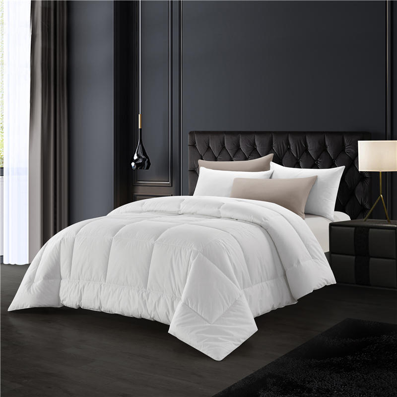 Picture of All Cotton Hotel Bedding Core Bedding Hotel Homestay Thickened Anti-feather Cloth White Feather Velvet Quilt Warm Quilt for Four Seasons