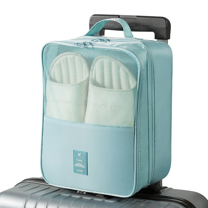 Picture of New travel storage three-layer shoe bag Oxford cloth upgrade shoe bag waterproof storage bag travel portable storage shoe bag