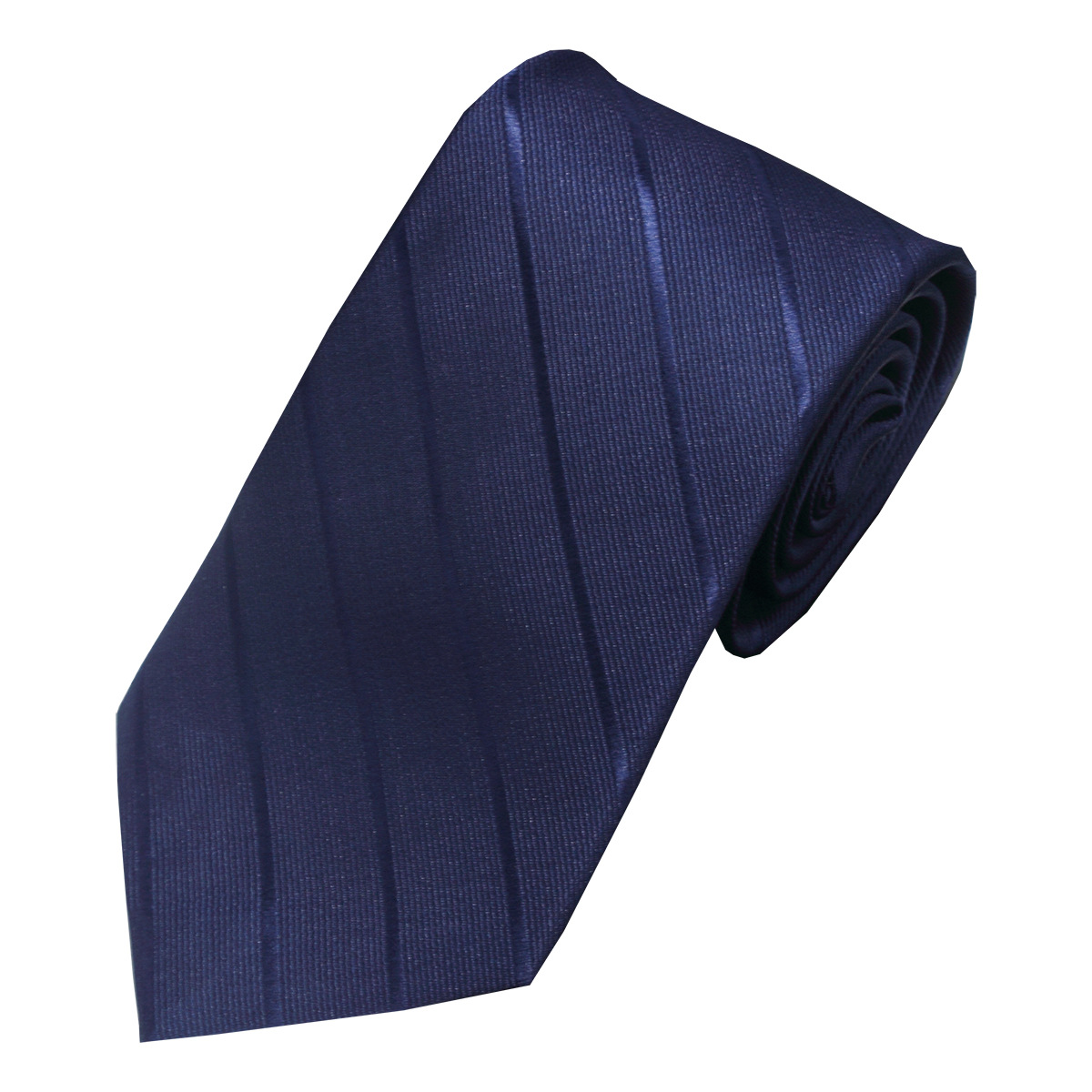 Picture of Manufacturer in stock men's business tie 8cm hand-punched professional formal wear interview striped tie men's Jacquard polyester silk