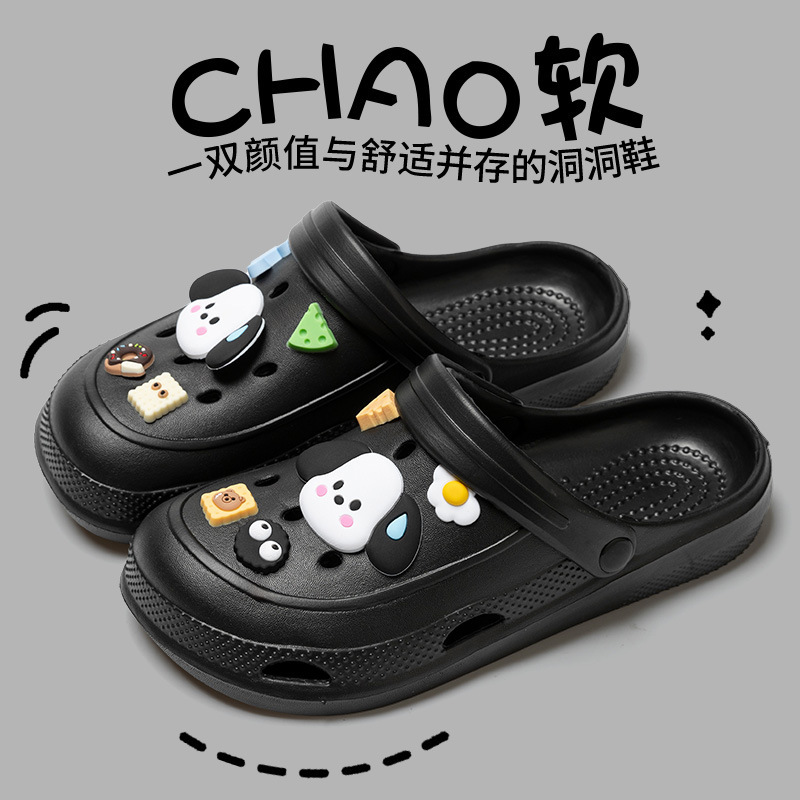 Croc Shoes for Girls, Outer Wear for Couples, Baotou Slippers, Women's Sandals, Women's Home Shoes, Women's Sandals, Men's Clogs, Men's Clogs