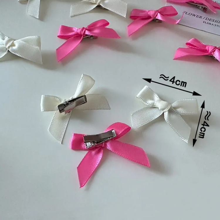 Princess Bow Hair Clip small size Broken Hair Clip Cute Girl's Bangs Clip Duckbill Clip Side Clip Children's Hair Accessories