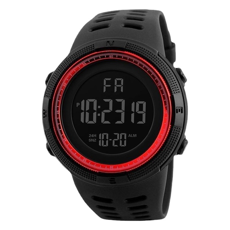 Electronic Watch Men's Chronograph Electronic Watch Time Outdoor Sports Students Hot Waterproof Electronic Watch Wholesale