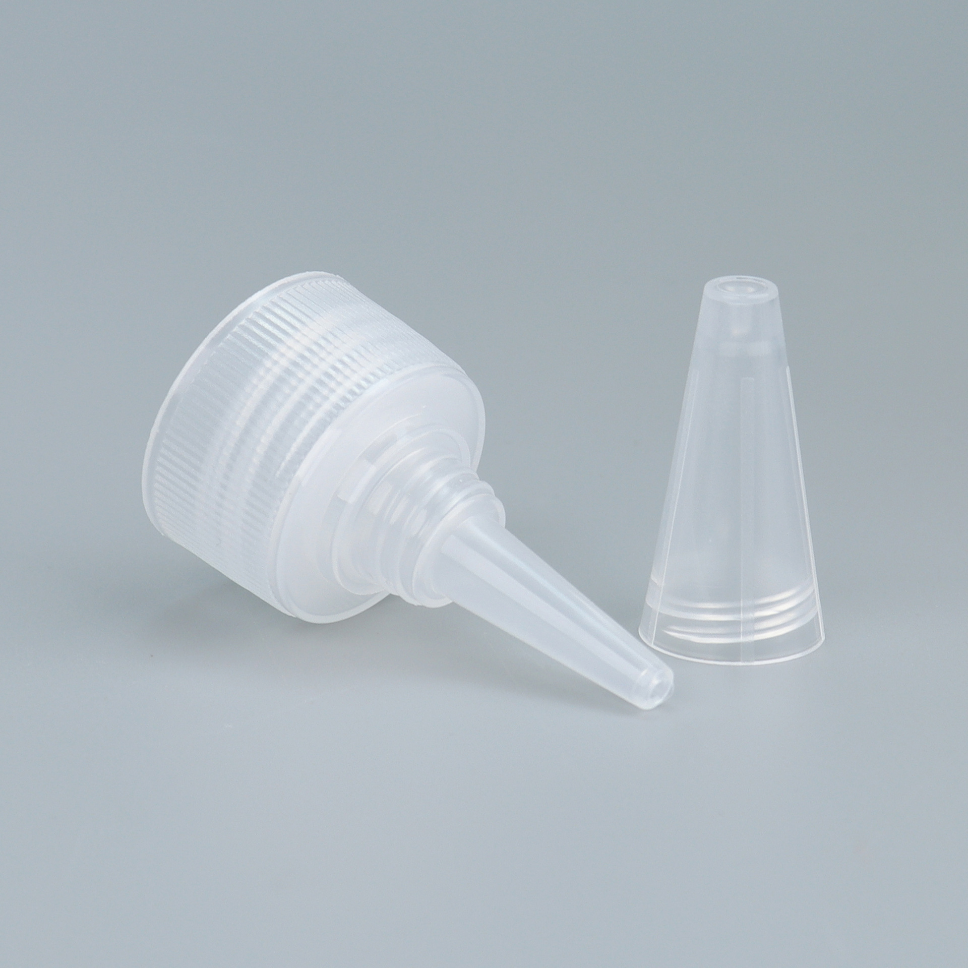 Picture of 18R20 Caliber 24 Teeth Separate Head Plastic Flip Cover Screw Cap Aluminum Cap Lotion Pump Oil Pump Spiral Pump Spray Head
