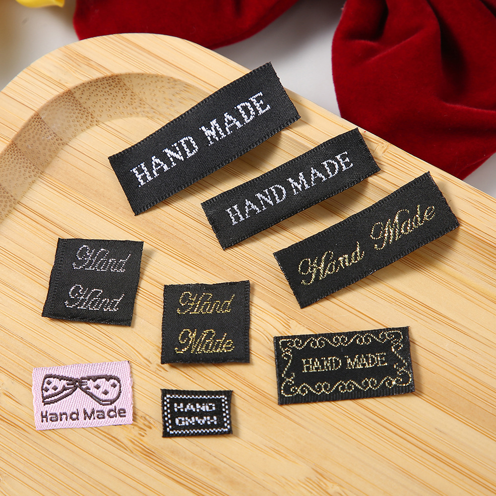 Picture of In stock HANDMADE woven buckle hair band special decoration Korean universal HANDMADE English DIY embroidery label