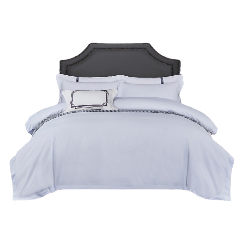 Bedding, Linen, B&B, Pure White Quilt Cover, Three-Piece Set, Hotel Bed Sheet, Four-Piece Set, High Quality