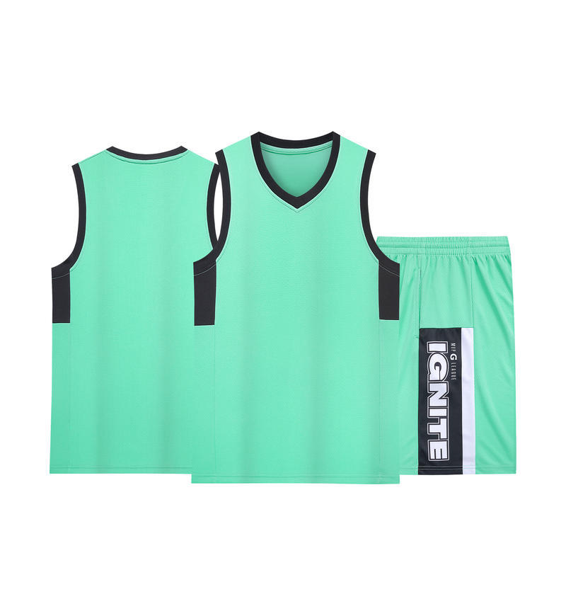 Picture of Sports Basketball Uniform Set for Adults and Kidsren, Same Style Training Uniform Wholesale Group Purchase, Printable Printing and Printing Number A1015 #