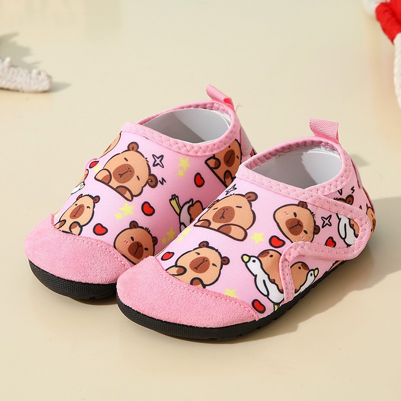 Picture of Children's water park Baby Beach socks non-slip diving shoes snorkeling socks swimming shoes drifting soft shoes wading shoes socks