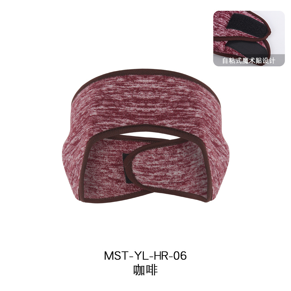 Picture of Ruidong Amazon Outdoor Cycling Running Warm Headband Adjustable Velcro Polar Fleece Ear Protection Fleece Headband