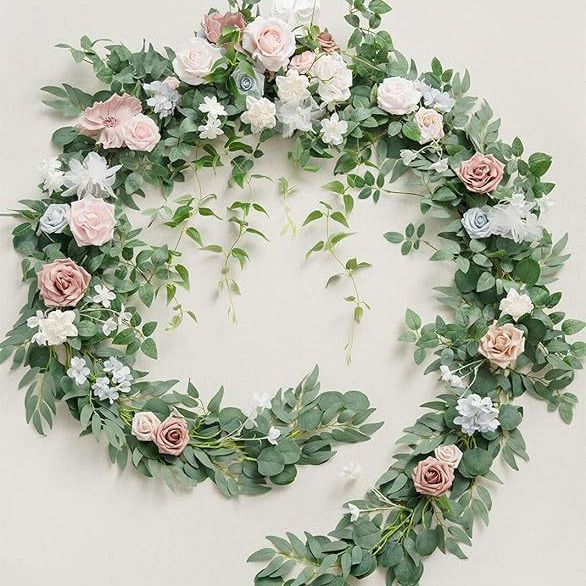 Wreath Wedding Table Decoration Arch-Shaped Crafts Flower Christmas Willow Leaf Wedding Decoration Hanging Ornament Arch-Shaped Door