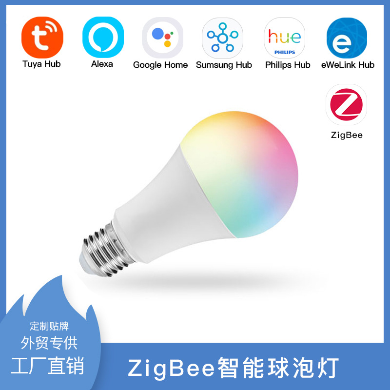 Zigbee Smart Light Bulb Tuya Smart Zigbee3.0 Protocol Direct Connection Alexa Multiple Gateway Controls