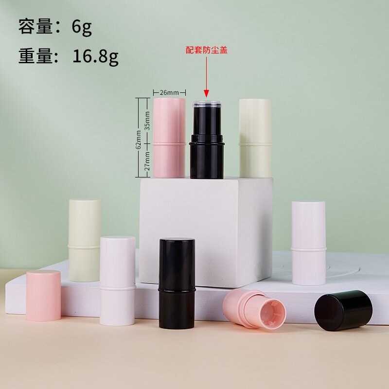 Picture of Manufacturer Lithospermum Ointment Empty Tube Rotating 6g Kidsren's Bite Repellent Stick Vermicelli Tube Concealer Stick Solid Balm Packaging Material