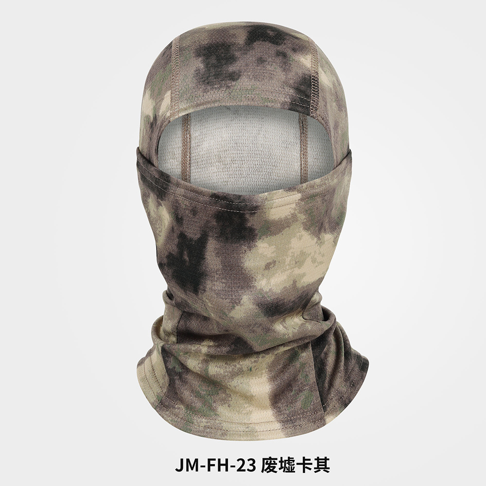 Picture of Outdoor Sports Dust-proof Sunscreen Riding Headgear Motorcycle Helmet Mask Summer Camouflage Balaclava Hat