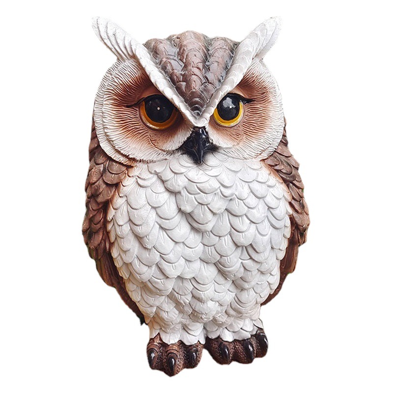 Cute Cartoon Desktop Owl Balcony Bird Drive Creative Office Healing Decoration Cross-border Explosions Ornaments
