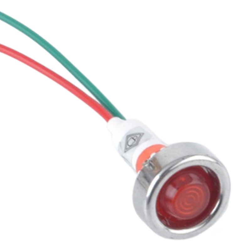 Picture of LED with line signal light power indicator DC12V 10mm red Green Yellow Blue White