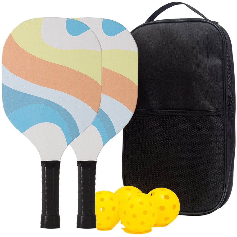 Picture of Poplar UV printing Peak ball racket set beach racket storage bag packaging Amazon cross-border explosions factory
