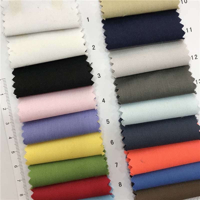 Polyester cotton wash water 143 colors spot supply factory direct shirt fabric 334595