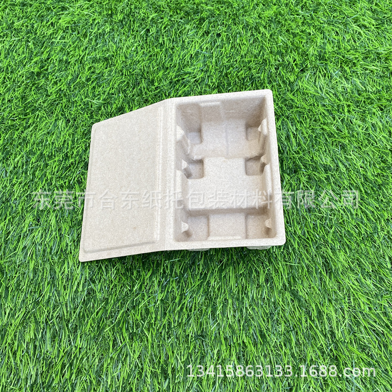 Paper Pulp Box Trinket Packaging Storage Box One-Piece Corrugated Egg Tray Molded Kraft Paper Degradable