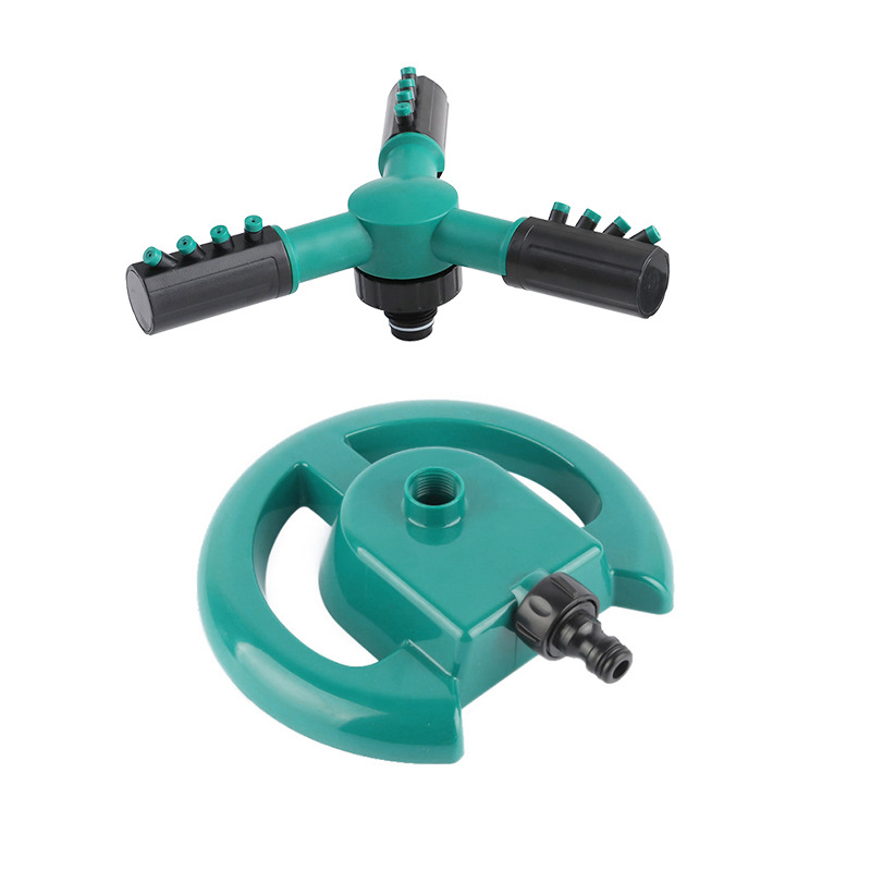 Picture of Cross-border plastic sprinkler adjustable watering garden irrigation Amazon lawn garden sprinkler 360 degree rotation