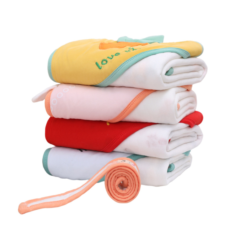 Picture of Baby Blanket Pure Cotton Type a Soft Breathable Delivery Room Newborn Swaddle Four-Season Universal Baby Blanket Anti-Jump