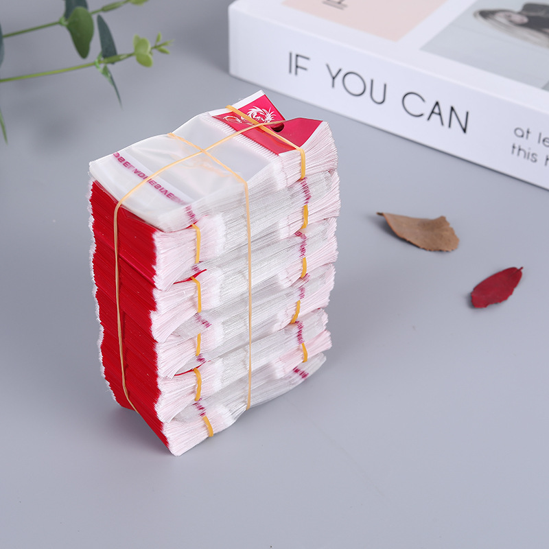 Picture of Factory supply opp transparent self-sealing bag card head hanging hole bag color printing plastic packaging bag self-adhesive self-adhesive bag