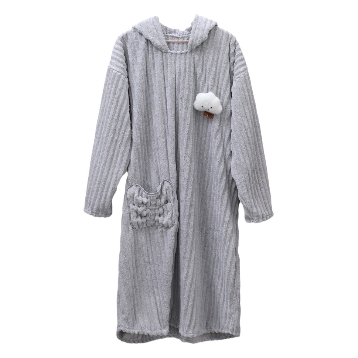Bathrobe Absorbent Class A High-end Star Hotel Bathrobe Quick-drying Adult Thickened Hooded Towel Home Clothes