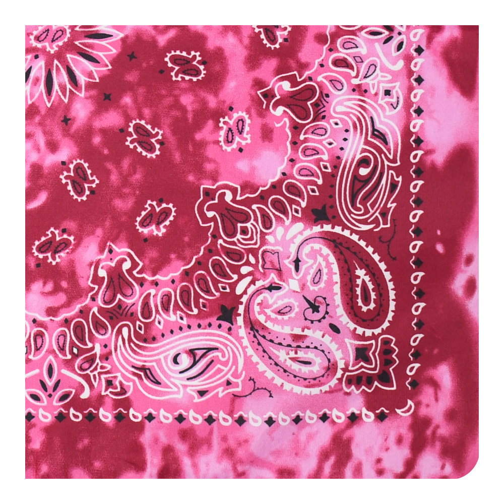 Picture of European and American cross-border all-match tie-dyed polyester melon seeds flower outdoor sports scarf ameikaji motorcycle all-match square scarf